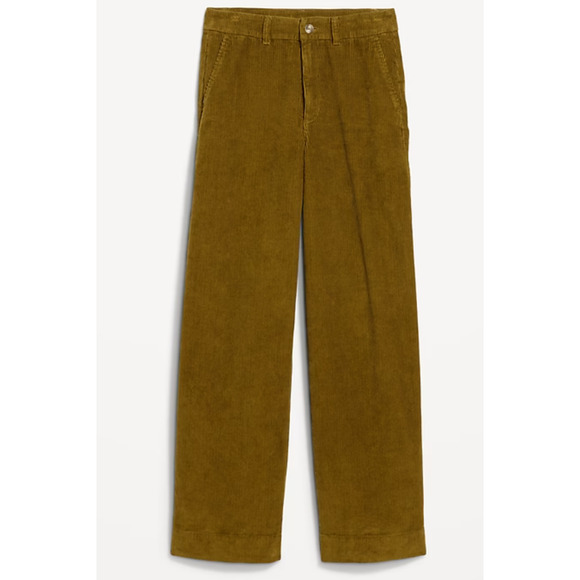 Old Navy Womens High-Waisted Corduroy Wide-Leg Pants - Picture 4 of 8